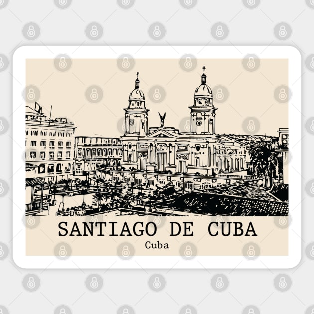 Santiago de Cuba - Cuba Magnet by Lakeric